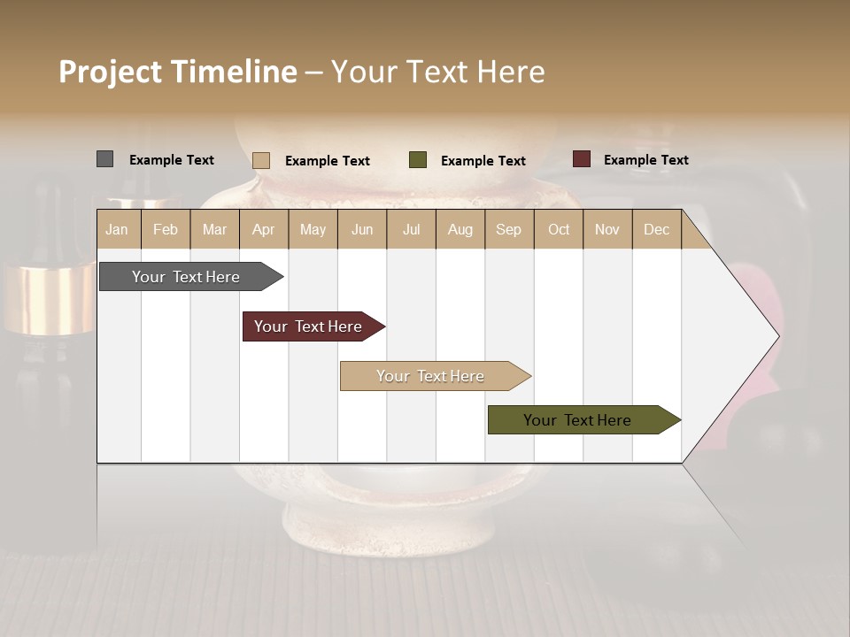 Nature Flame Pot PowerPoint Template