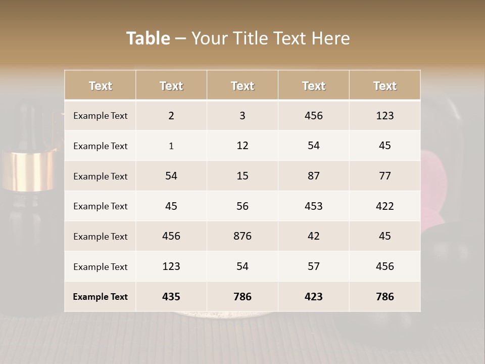 Nature Flame Pot PowerPoint Template