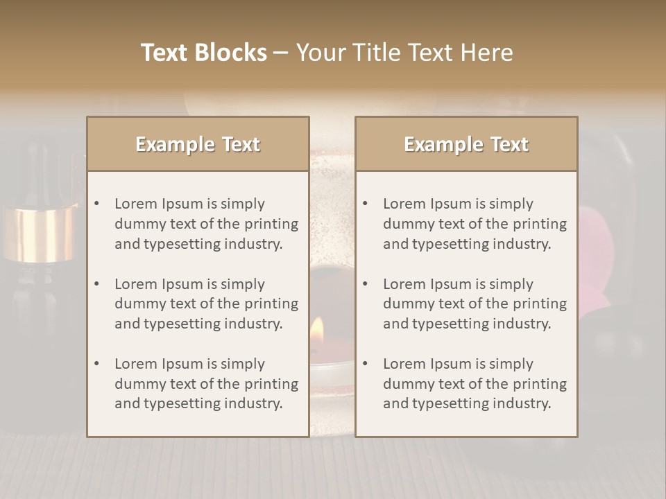 Nature Flame Pot PowerPoint Template