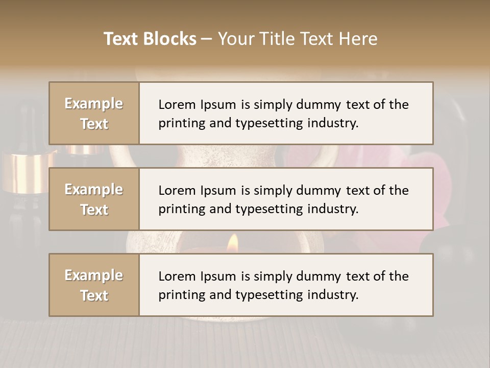 Nature Flame Pot PowerPoint Template