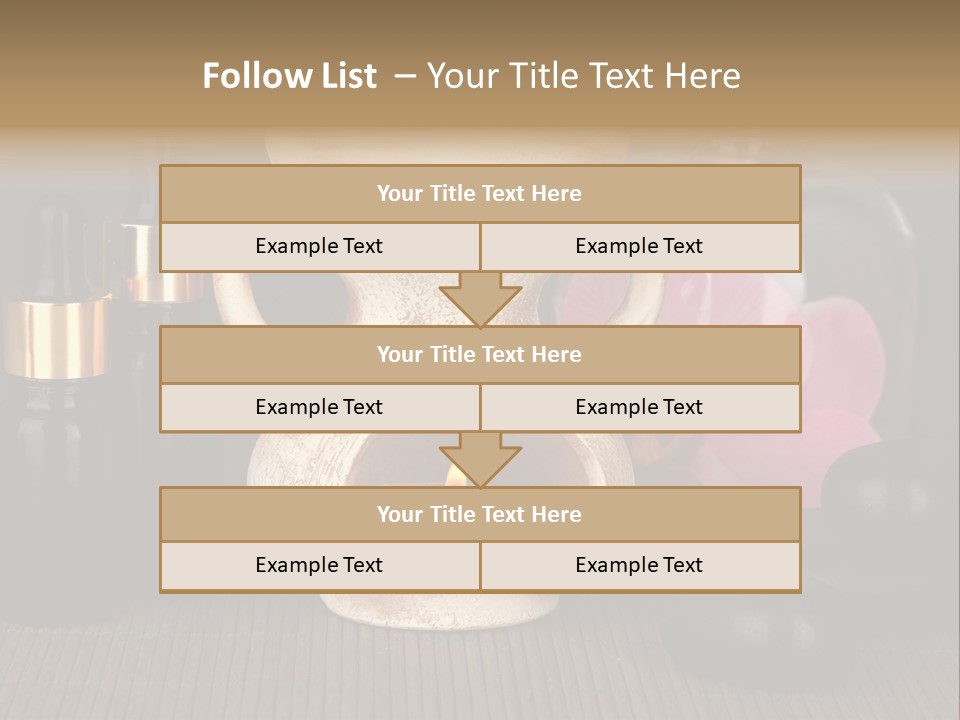 Nature Flame Pot PowerPoint Template