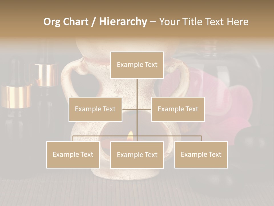 Nature Flame Pot PowerPoint Template