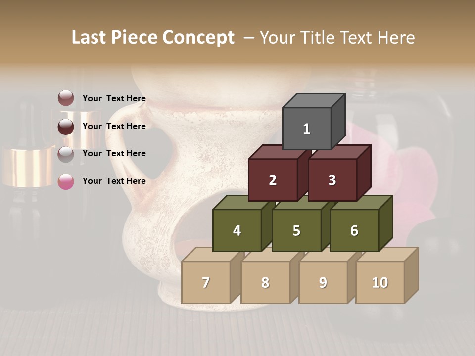 Nature Flame Pot PowerPoint Template