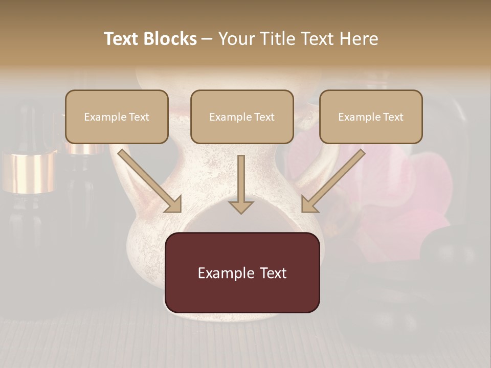 Nature Flame Pot PowerPoint Template
