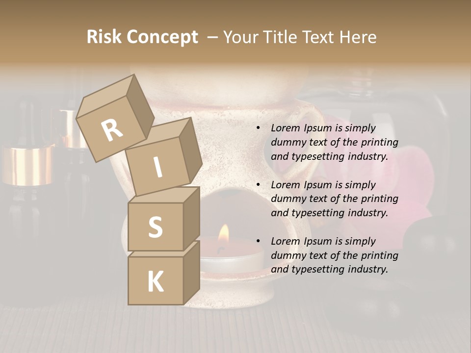 Nature Flame Pot PowerPoint Template