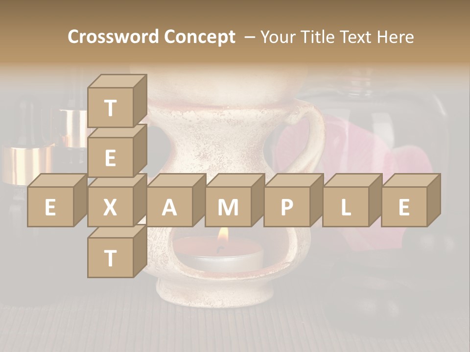 Nature Flame Pot PowerPoint Template