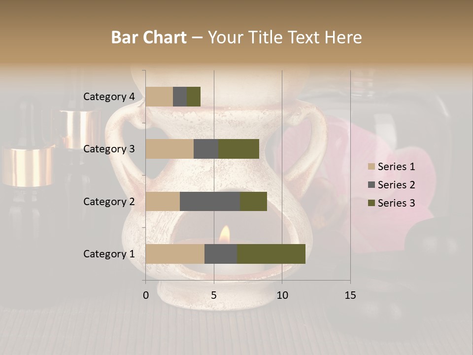 Nature Flame Pot PowerPoint Template