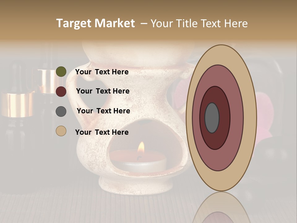 Nature Flame Pot PowerPoint Template