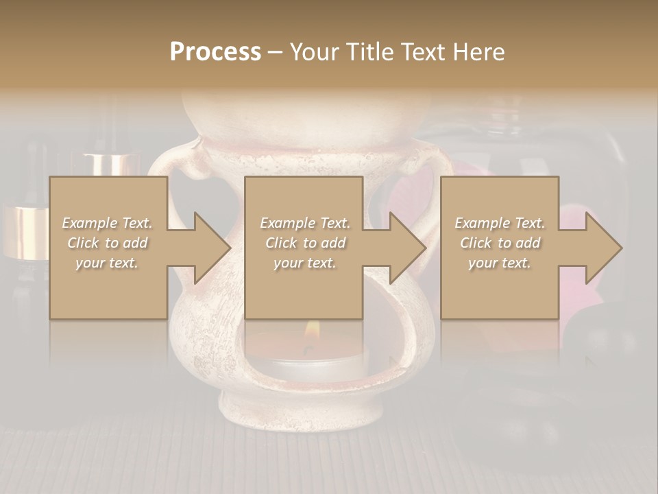 Nature Flame Pot PowerPoint Template