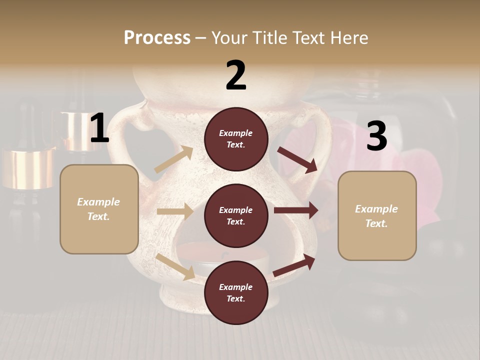 Nature Flame Pot PowerPoint Template