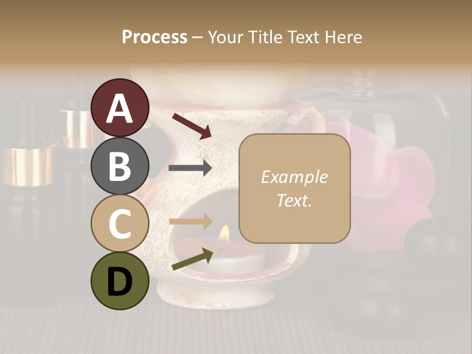 Nature Flame Pot PowerPoint Template
