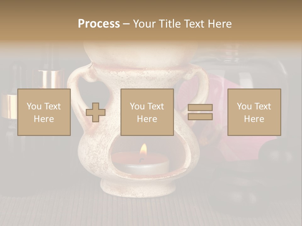 Nature Flame Pot PowerPoint Template