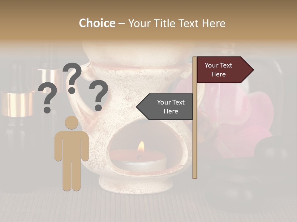 Nature Flame Pot PowerPoint Template