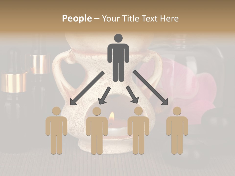 Nature Flame Pot PowerPoint Template