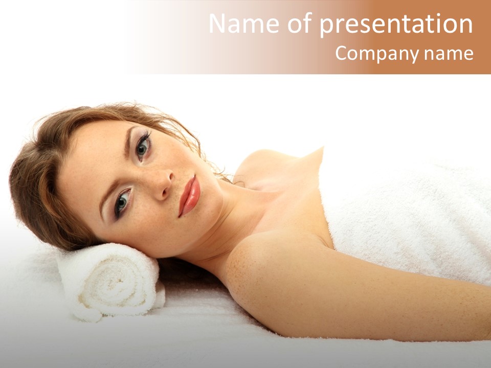 Consumption Massage Skin PowerPoint Template