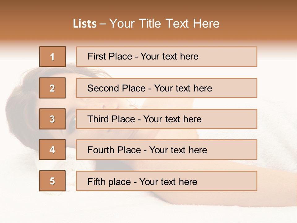 Consumption Massage Skin PowerPoint Template