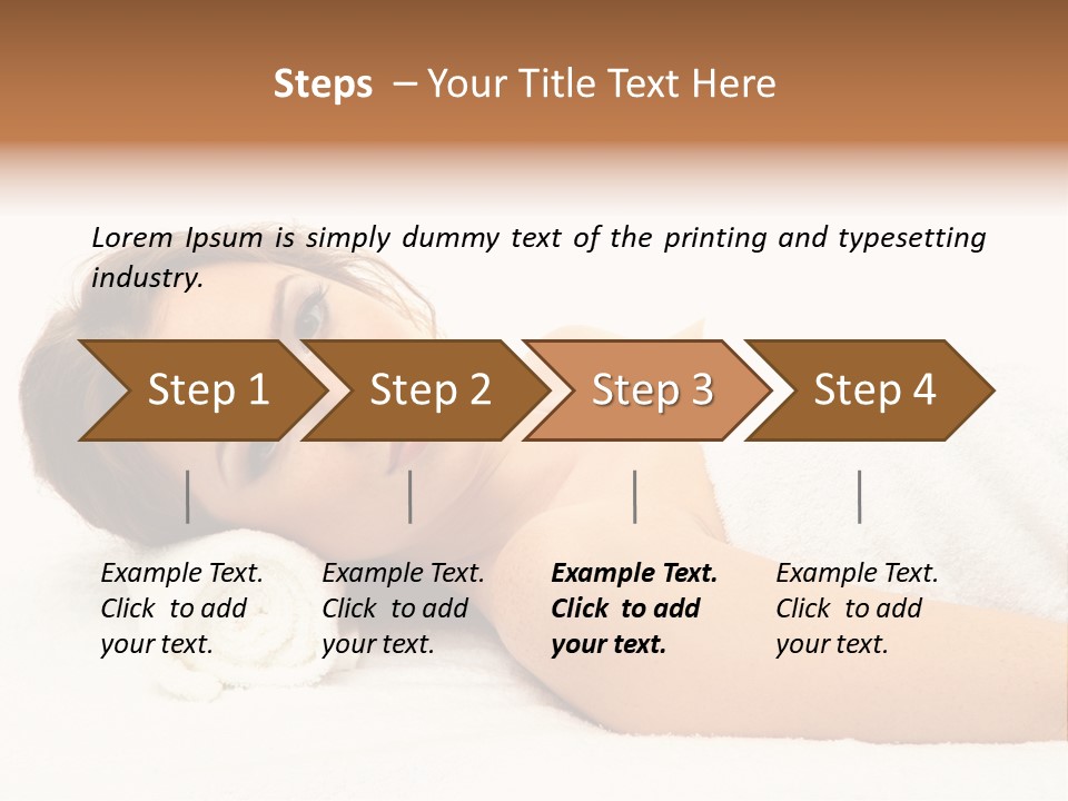 Consumption Massage Skin PowerPoint Template