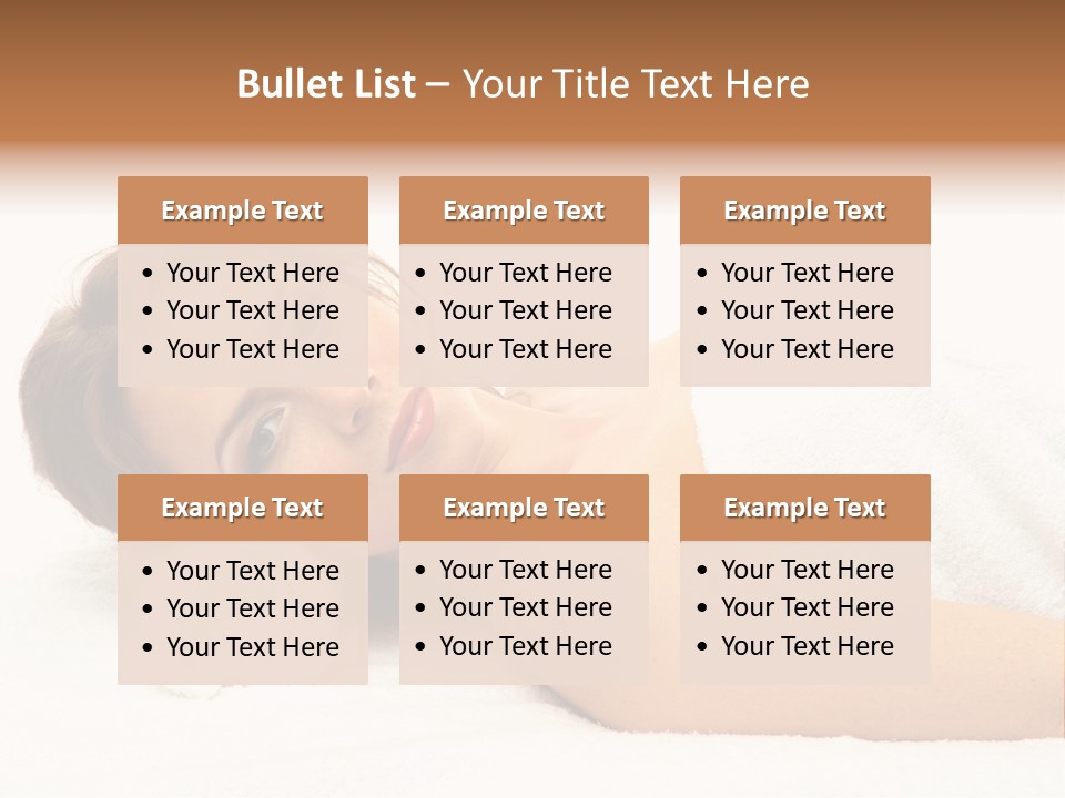 Consumption Massage Skin PowerPoint Template