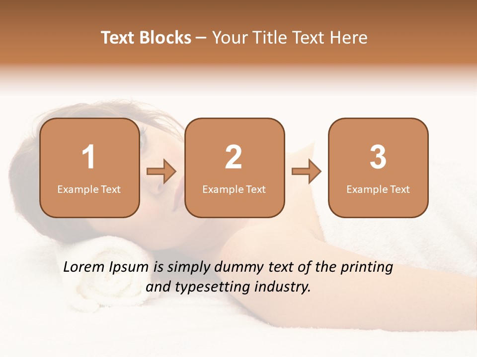Consumption Massage Skin PowerPoint Template