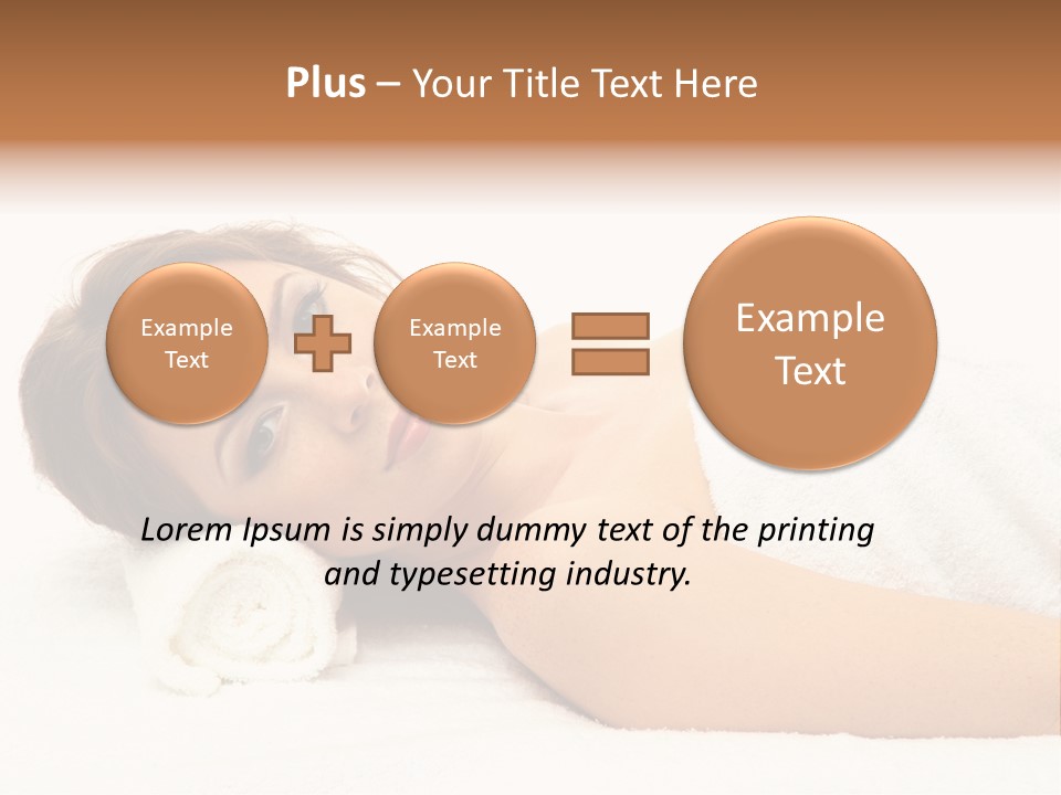 Consumption Massage Skin PowerPoint Template