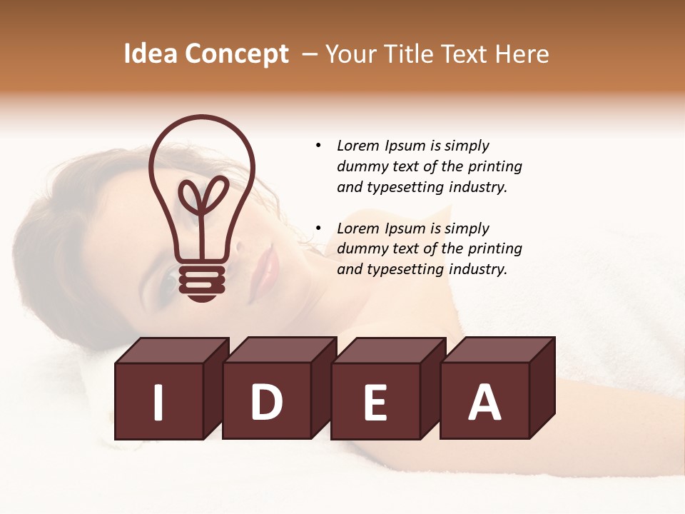 Consumption Massage Skin PowerPoint Template