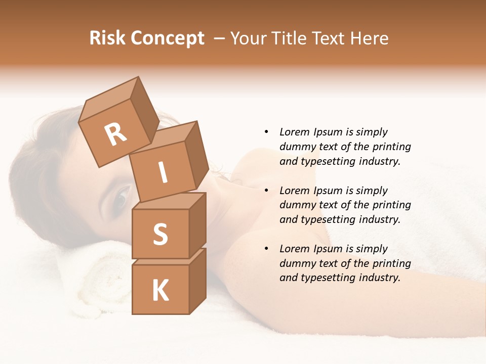 Consumption Massage Skin PowerPoint Template