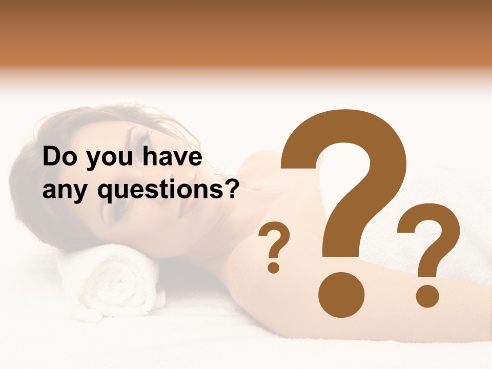 Consumption Massage Skin PowerPoint Template