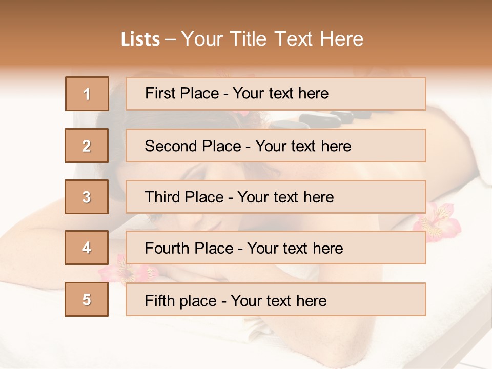 Calm Massagist Attractive PowerPoint Template