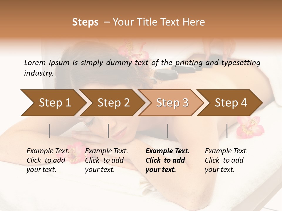 Calm Massagist Attractive PowerPoint Template