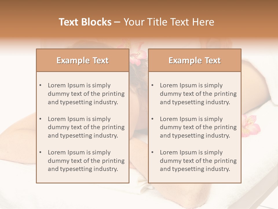 Calm Massagist Attractive PowerPoint Template
