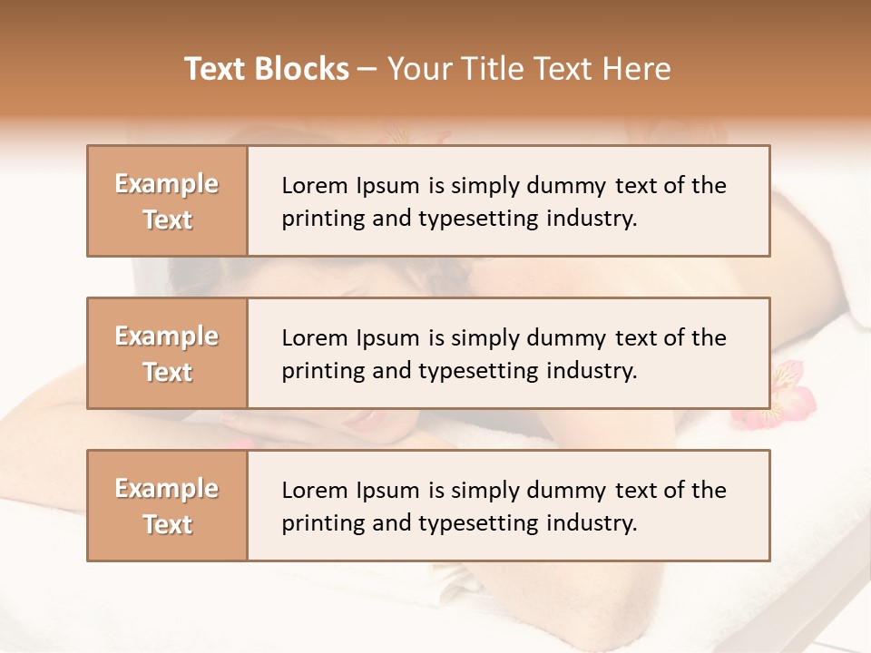 Calm Massagist Attractive PowerPoint Template