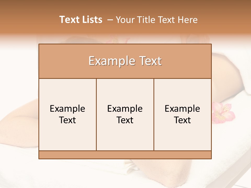 Calm Massagist Attractive PowerPoint Template