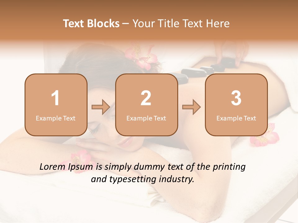 Calm Massagist Attractive PowerPoint Template
