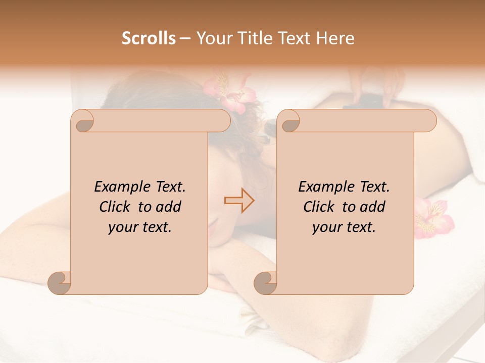 Calm Massagist Attractive PowerPoint Template
