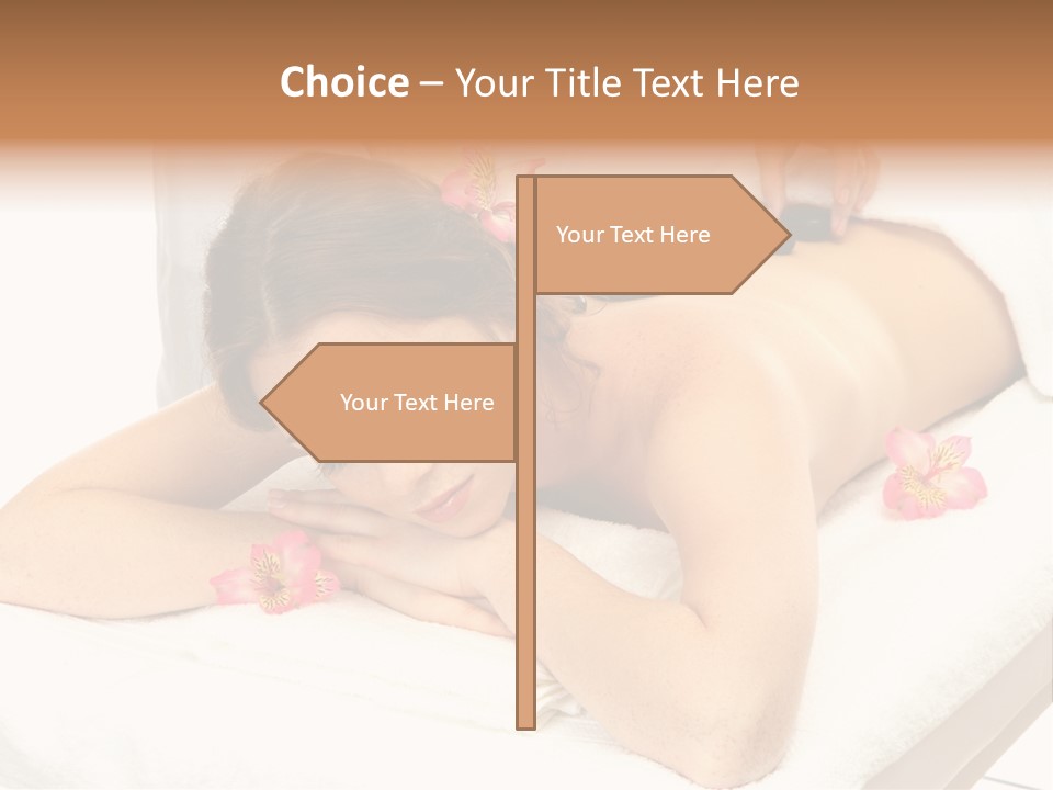Calm Massagist Attractive PowerPoint Template