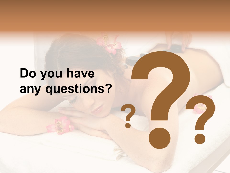 Calm Massagist Attractive PowerPoint Template