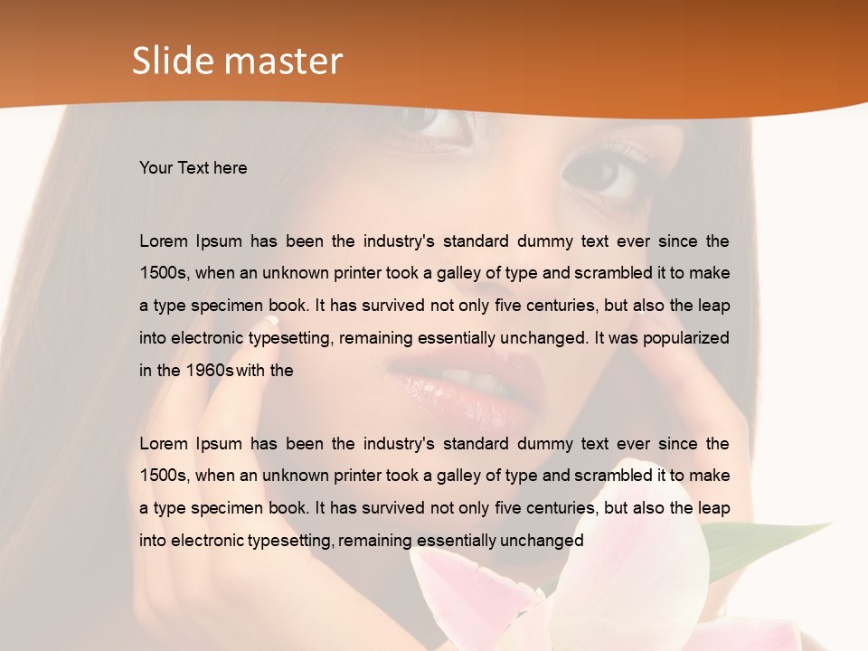 Adult Person Caucasian PowerPoint Template