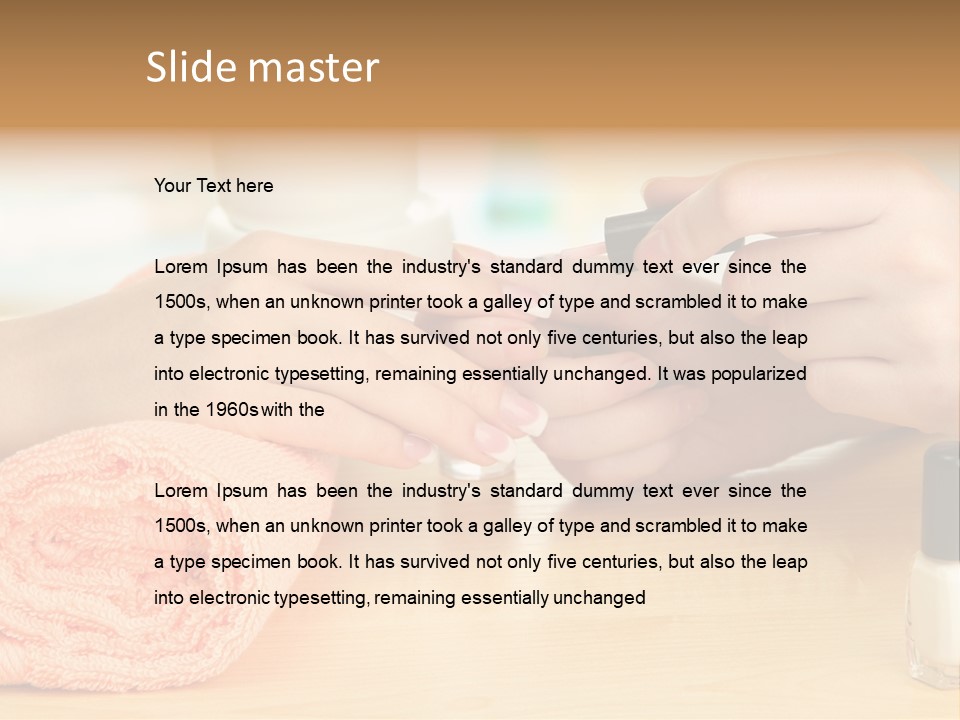 Luxury Clean Women PowerPoint Template