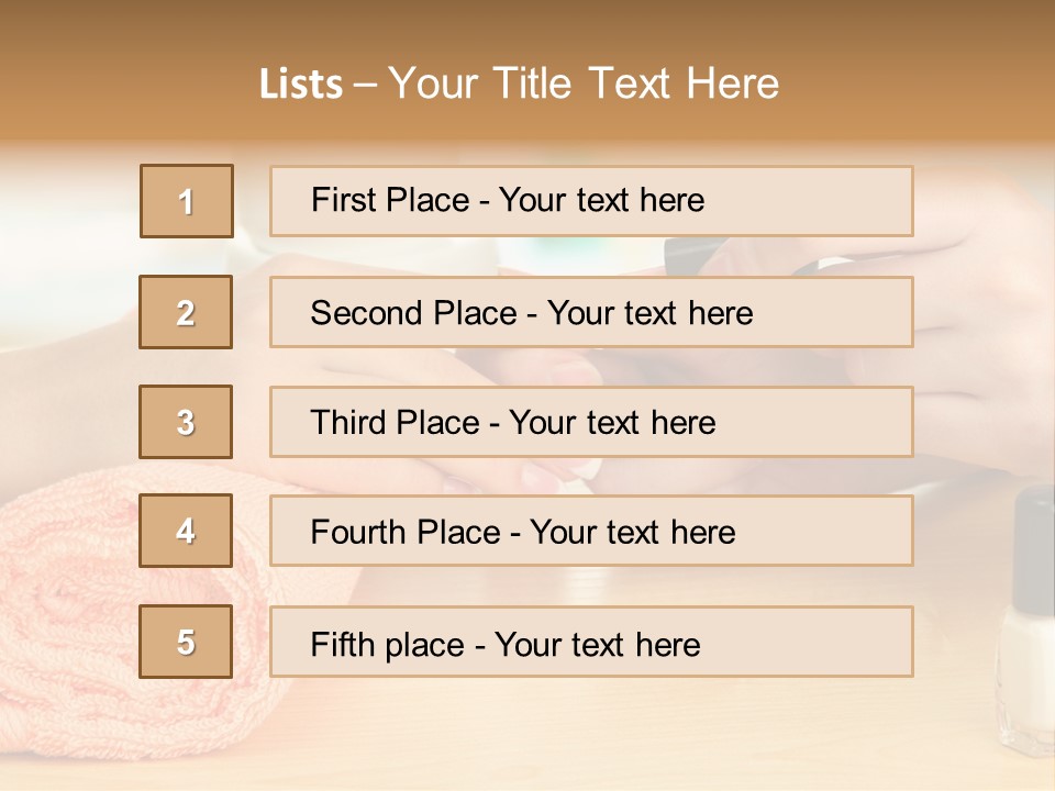 Luxury Clean Women PowerPoint Template