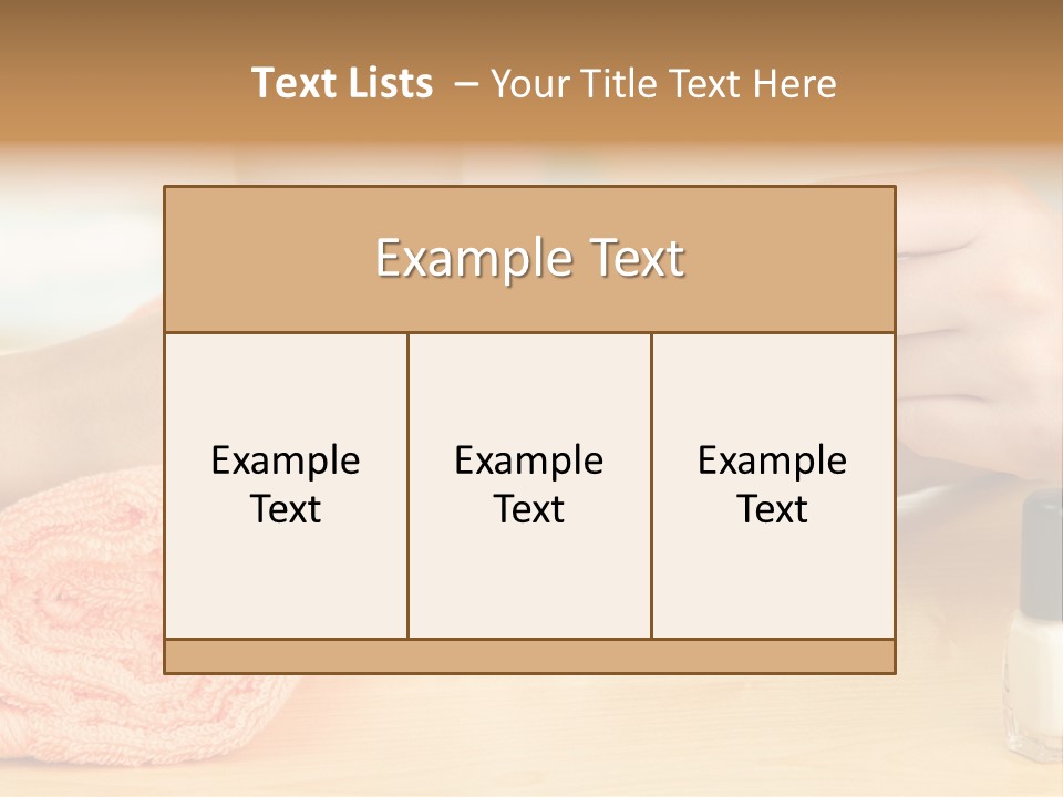 Luxury Clean Women PowerPoint Template