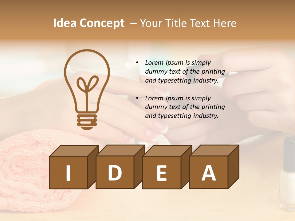 Luxury Clean Women PowerPoint Template