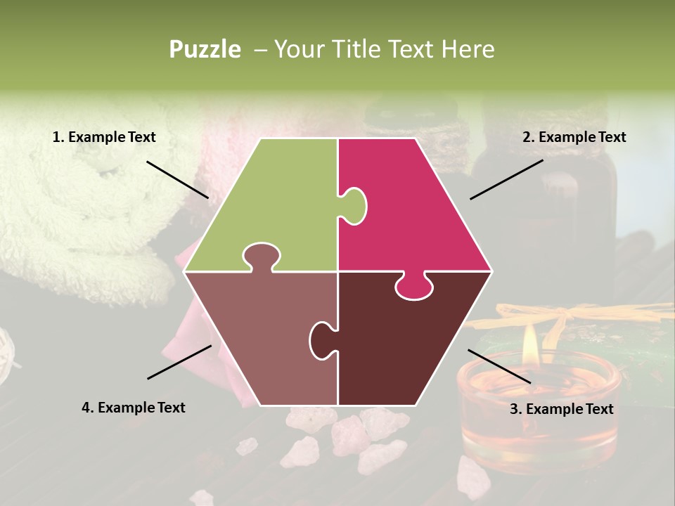 Wellness Massage Salt PowerPoint Template