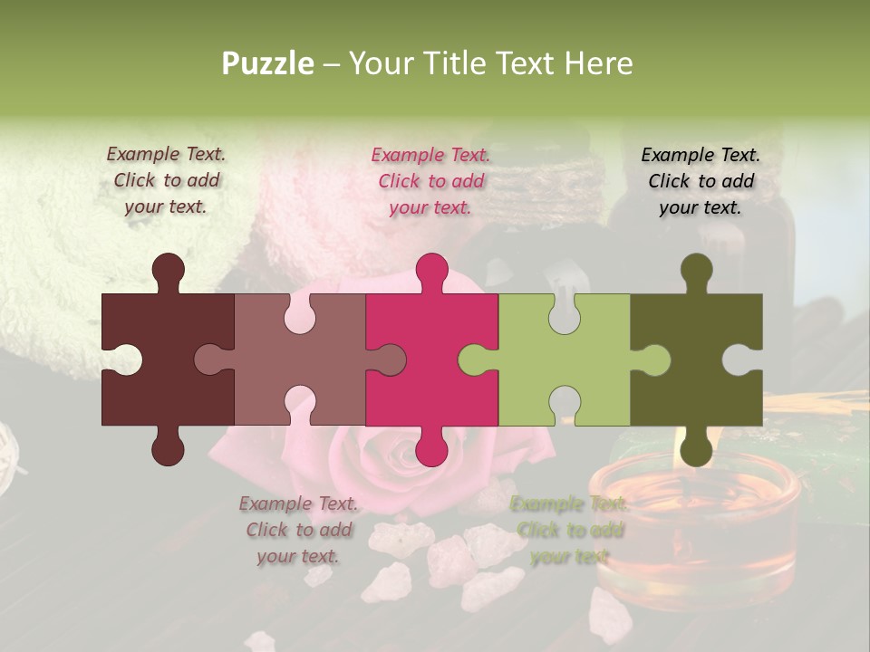 Wellness Massage Salt PowerPoint Template