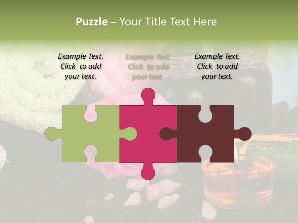 Wellness Massage Salt PowerPoint Template