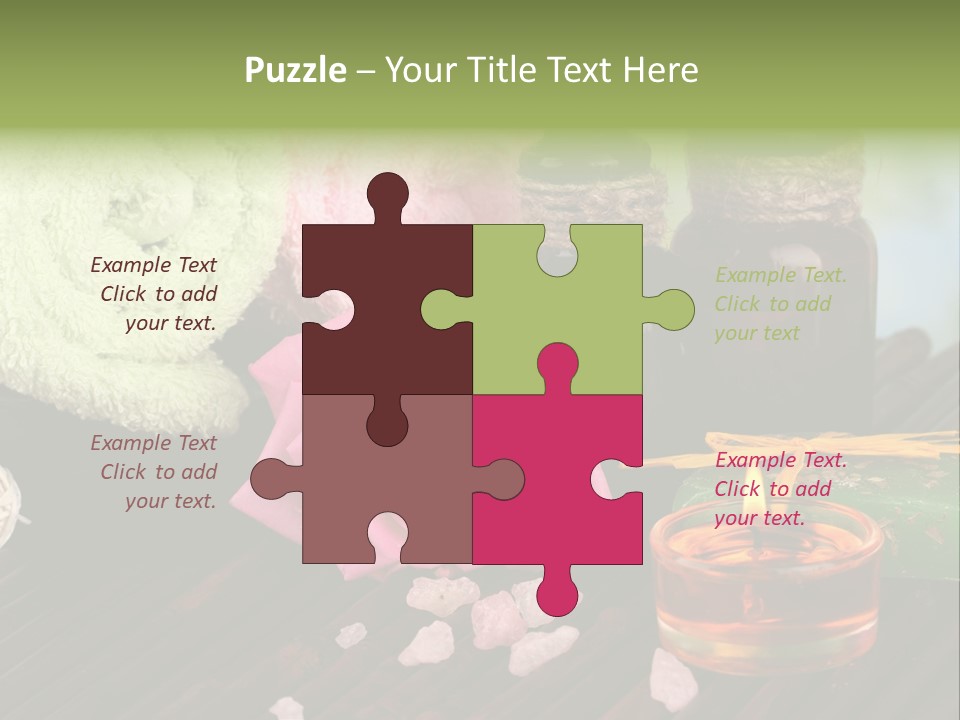 Wellness Massage Salt PowerPoint Template