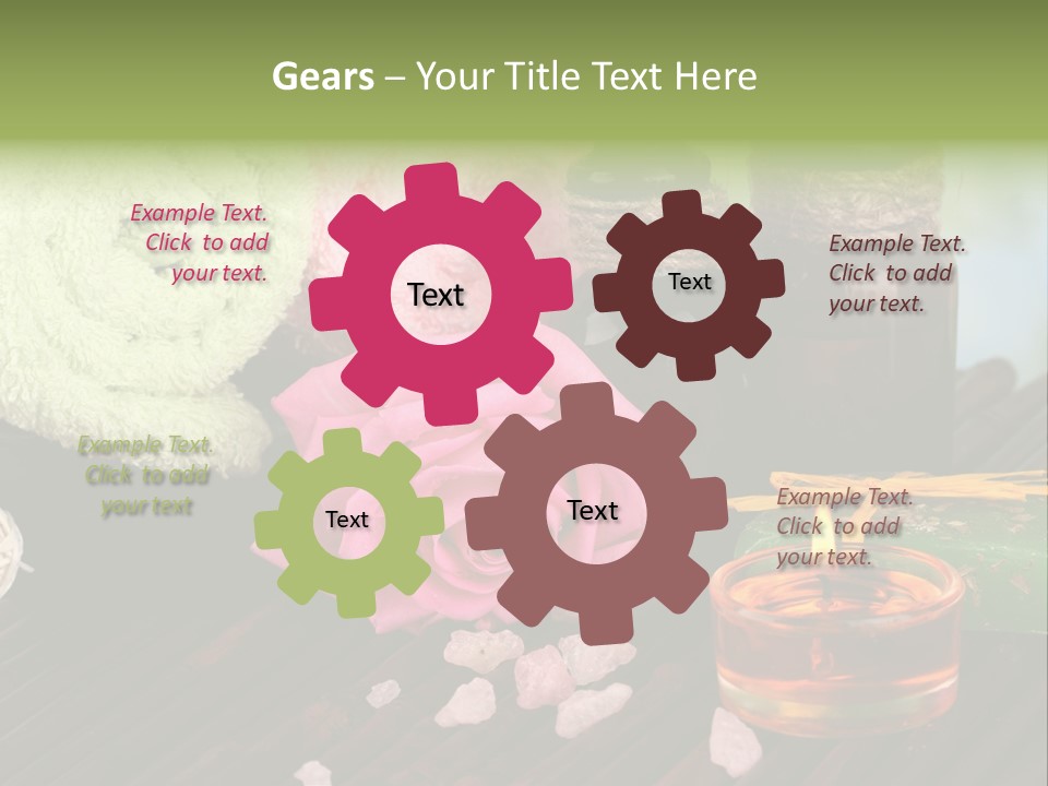 Wellness Massage Salt PowerPoint Template