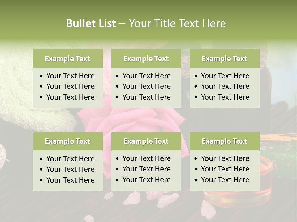 Wellness Massage Salt PowerPoint Template