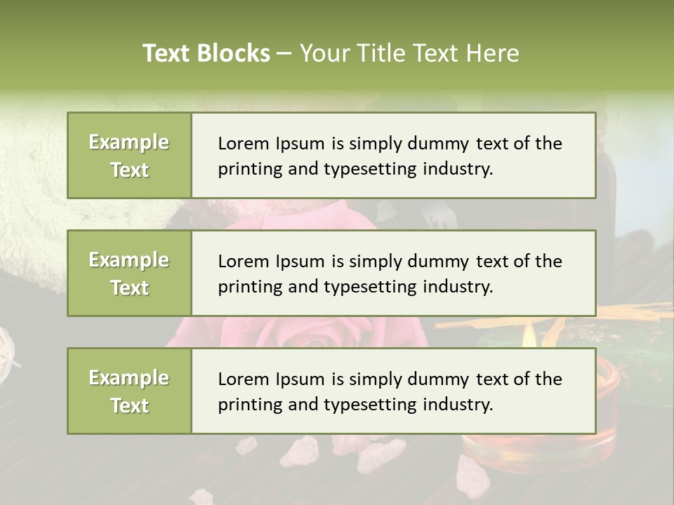 Wellness Massage Salt PowerPoint Template