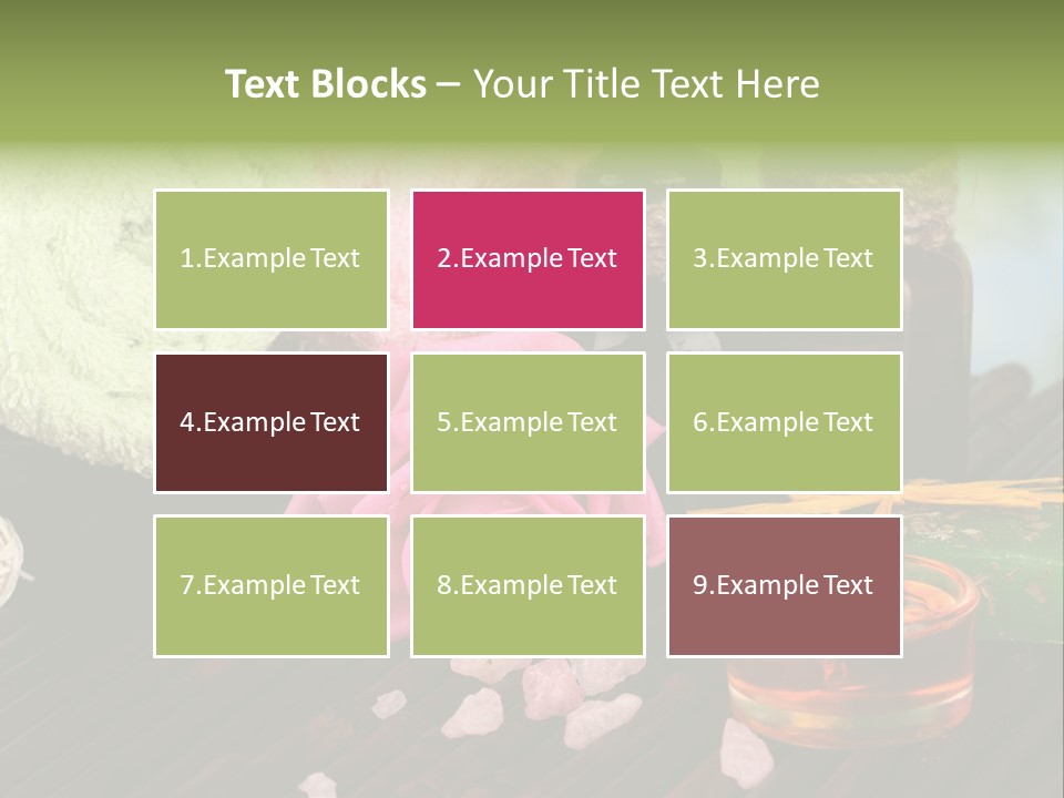 Wellness Massage Salt PowerPoint Template