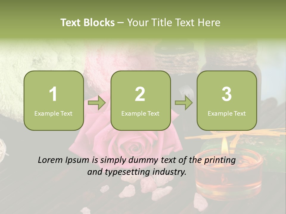 Wellness Massage Salt PowerPoint Template